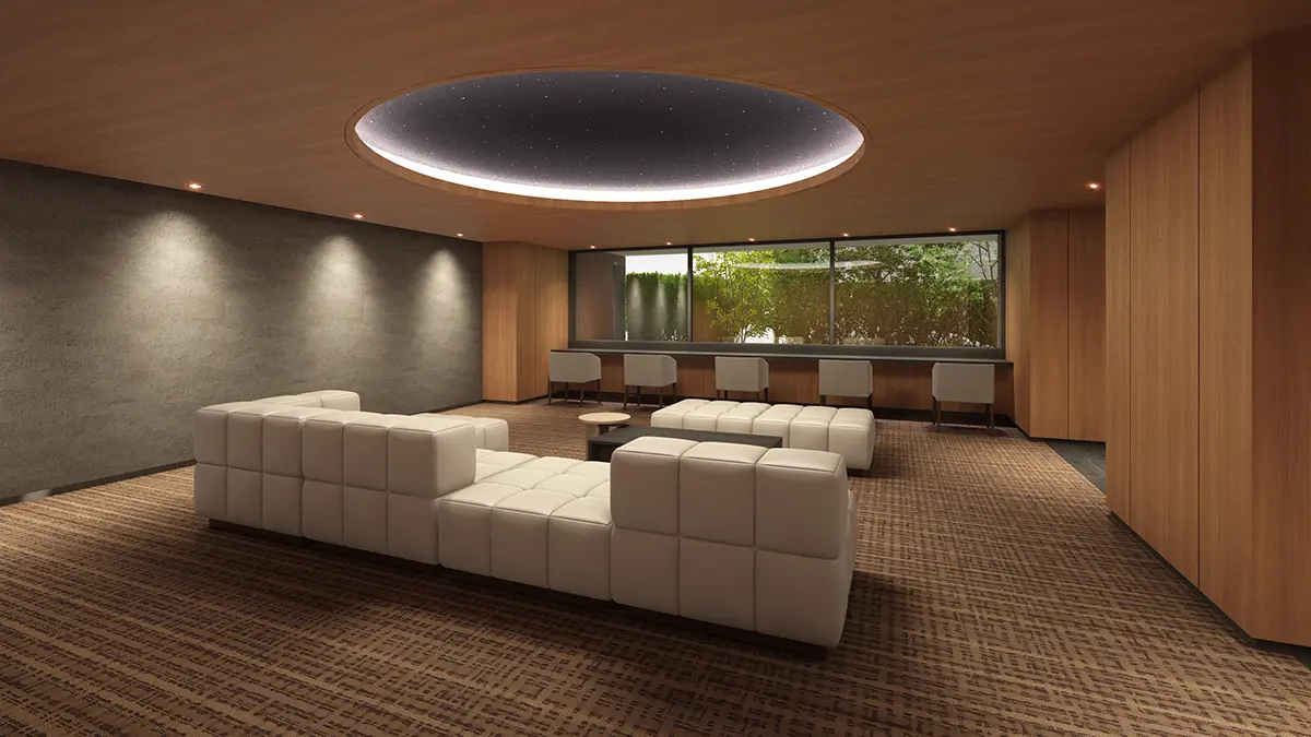 ラウンジ完成予想CG