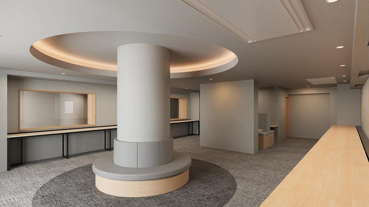 ワークスペース完成予想CG